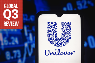 Unilever: the company spent over $4bn on advertising during Q3