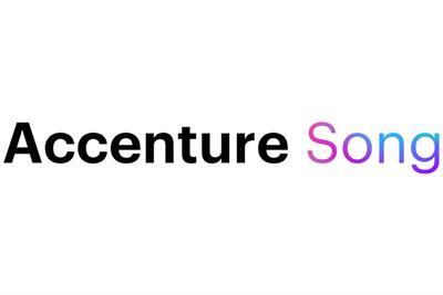 The logo of agency group Accenture Song