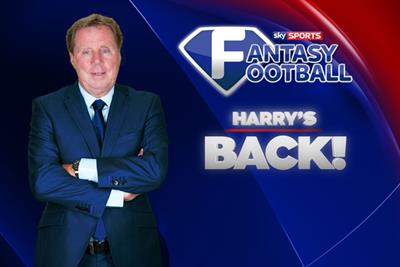 Harry Redknapp: features in ads for the Sky Sports Fantasy Football competition