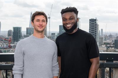 A picture of global chief executive Daniel Gilbert (left) and Fanbytes' Timothy Armoo