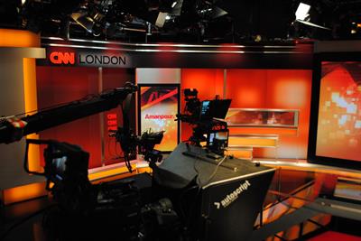 CNN studio in London