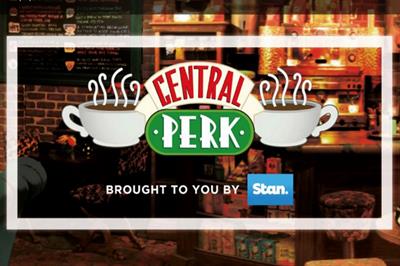 The Central Perk café will pop up in Sydney's Hyde Park for two weeks (friendsonstan.com.au)