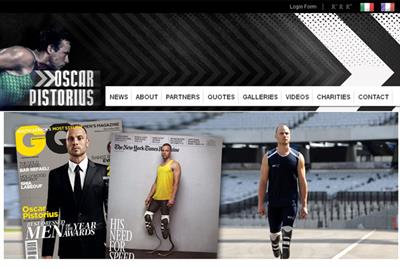 Oscar Pistorius: one Nike ad pulled from website yesterday