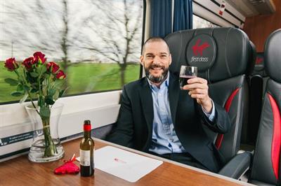 Fred Sirieix, from Channel 4's First Dates, will be the host in the Virgin Trains love carriage