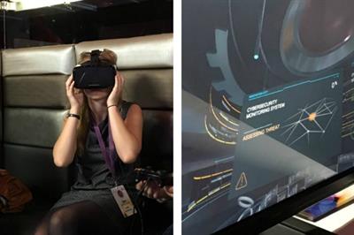 GPJ's Nick Riggall showcased a virtual reality experience created for telecoms company AT&T