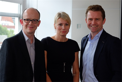 Starcom MediaVest Group: (l-r) Jacob, Glucklich and Parker