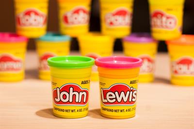Play-Doh launched personalised tubs at John Lewis