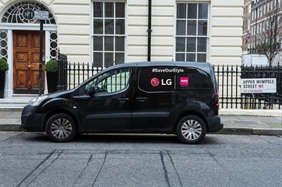 The LG Style Saving Service will be available to hail in the Soho area