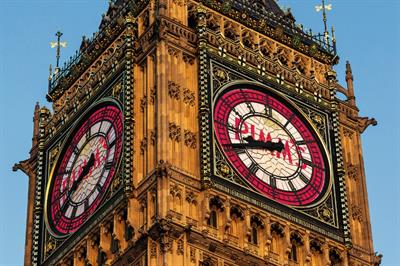 Has Pimm's taken over Big Ben, or is the announcement the result of an April Fools joke?