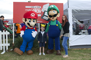Mario and Luigi featured at Nintendo's Lollibop activation