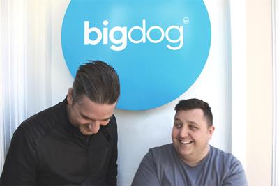 Tim Jarvis and Barrie Robinson: the new creative directors at Bigdog