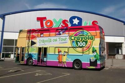 Crayola's centenary bus tour kicked off this summer