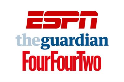 ESPN, FourFourTwo and Guardian team up for Russia World Cup