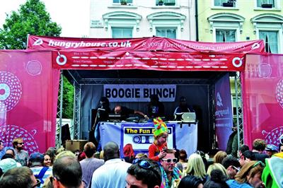 Hungryhouse has sponsored the Fun Bunch sound system at Notting Hill Carnival for the past two years