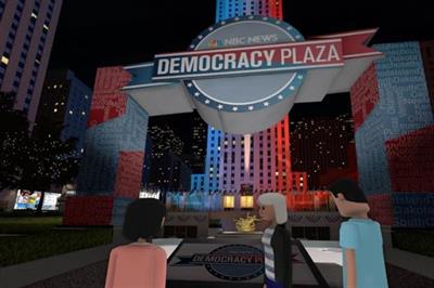 NBC News' Virtual Democracy Plaza