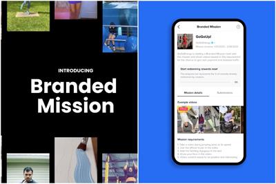 TikTok Branded Mission product screen grab 