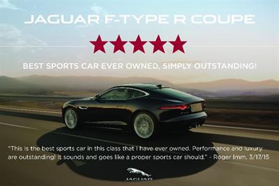 User generated content: Jaguar is one brand that has introduced reviews into advertising