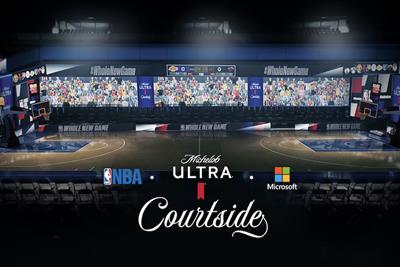 NBA Michelob Ultra and Microsoft Courtside ad