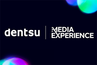 Dentsu and The Media Experience logos