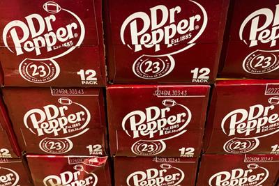 Cases of Dr Pepper soda