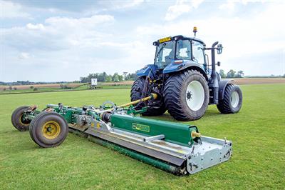 Swift: Major Equipment’s roller mower was trialled at Cirencester Park Polo Club - image: © Gary Naylor Photography