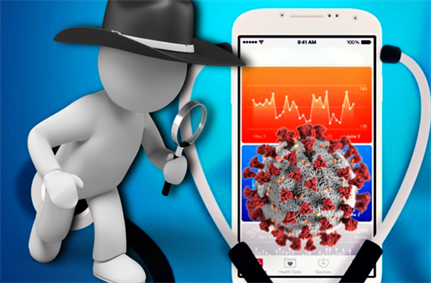 Commercial spyware mounted on Covid-19 tracker app