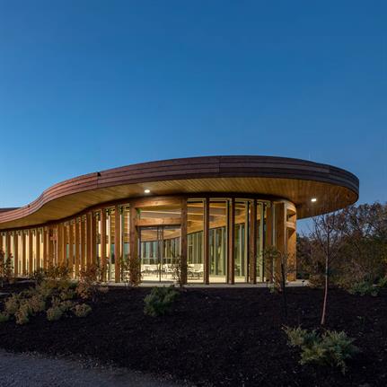 2020 WAN Awards entry: Graeser Family Education Center at the Waterfront Botanical Gardens - Perkins and Will