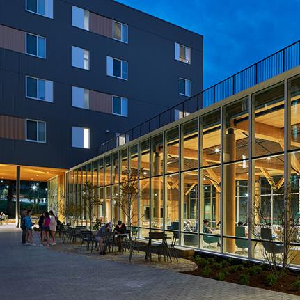 2020 WAN Awards entry: Adohi Hall - A design collaborative of Leers Weinzapfel Associates, Modus Studio, Mackey Mitchell, OLIN