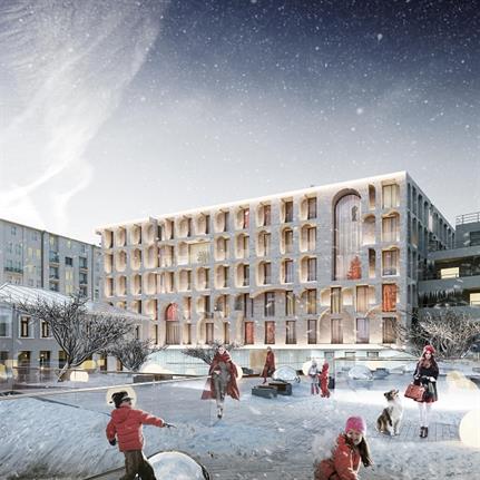 Italian palazzo-style development for Moscow