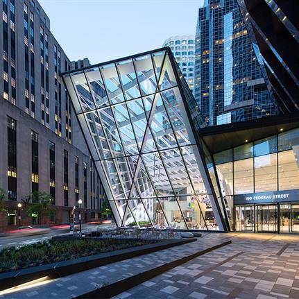 2020 WAN Awards entry: The Exchange at 100 Federal - Perkins and Will