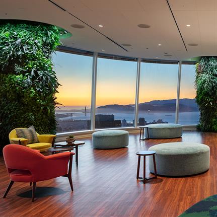 2020 WAN Awards entry: Salesforce Tower, Ohana Floor - Mark Cavagnero Associates