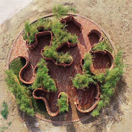 2019 WAN Awards: Brick Labyrinth Garden - XWG Arch-Studio