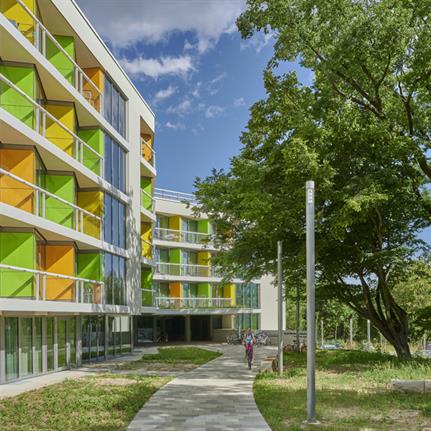 2021 WAN Awards entry: Student Housing Regensburg - Behnisch Architekten, München