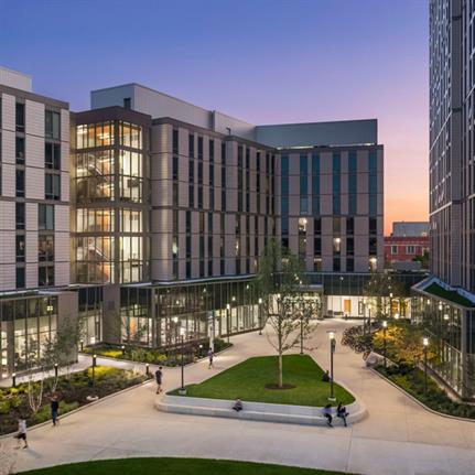 2021 WAN Awards entry: The University of Chicago Woodlawn Student Residences and Dining Commons - Elkus Manfredi Architects