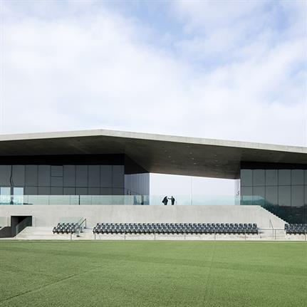 2020 WAN Awards entry: La Tuliere, Football Cente Lausanne, Switzerland - Graeme Mann & Patricia Capua Mann EPFL FAS SIA