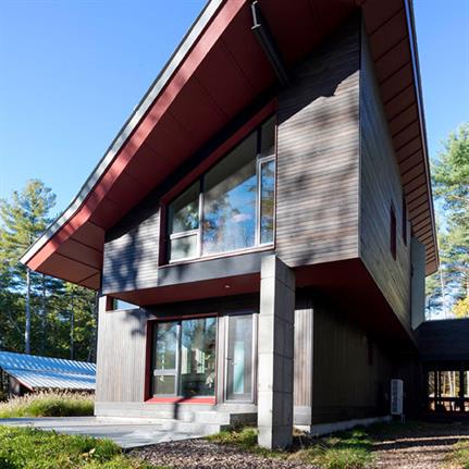 2019 WAN Awards: Harvard MA - Energy Plus House - Paul Lukez Architecture