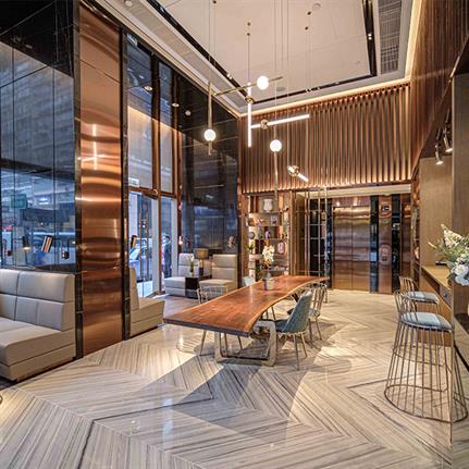 2021 WIN Awards entry: MAZE Hotel - Hirsch Bedner Associates