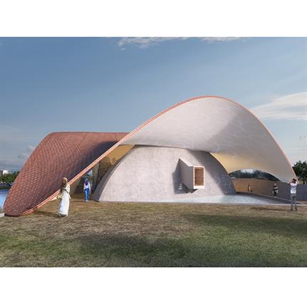 2020 WAN Awards entry: Mahmud Qabadu Mosque in Jedeïda (Hybrid Architecture for Religious Facility) Phase 2 (2018) – (see Phase 1 -2016) - Philippe Barriere Collective (Seconde Nature)