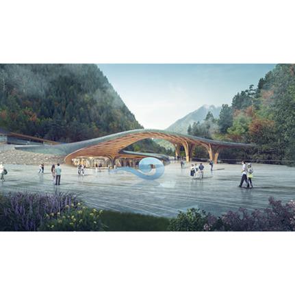2020 WAN Awards entry: Jiuzhai Visitor Service Facilities - Architectural design and research institute of Tsinghua University Co Ltd