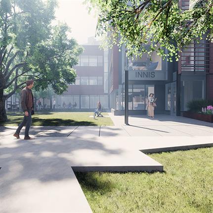 2021 WAN Awards entry: University of Toronto Innis College Addition and Renovation - Montgomery Sisam Architects Inc.