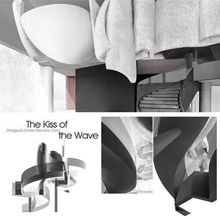 2021 WIN Awards entry: The Kiss of the Wave - PONE Architecture