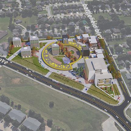 2021 WAN Awards entry: The Circle: Low-Density Metropolitanism - UA Community Design Center + Marlon Blackwell Architects