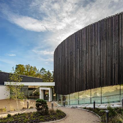 Curtain rises on circular auditorium
