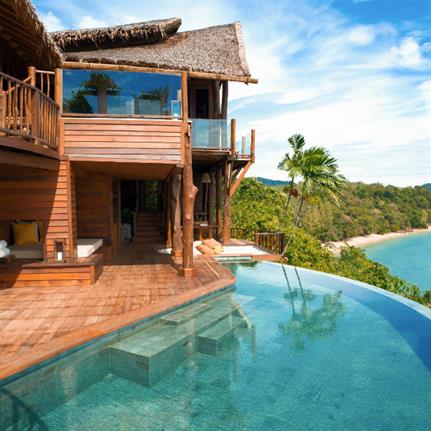 Hotel designers lay on the luxury