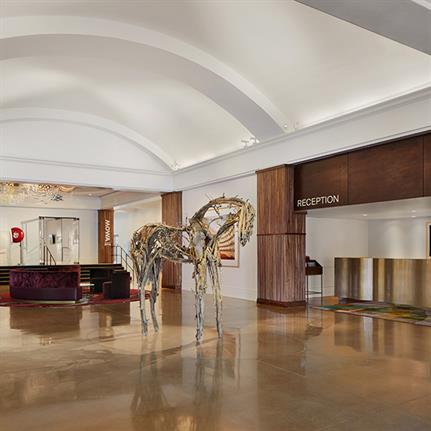 Art inspired US hotel collection goes beyond model of lobby, cafe, and bar