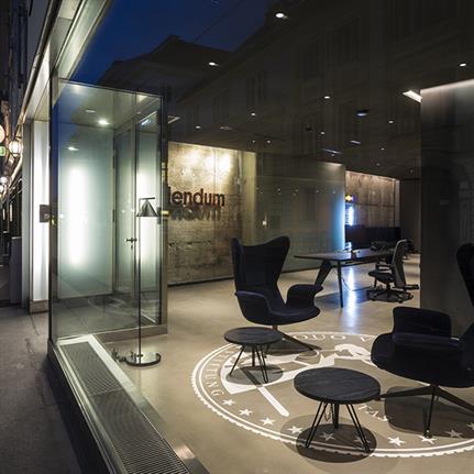 Former bank transformed into an editorial office in Vienna by Berger+Parkkinen