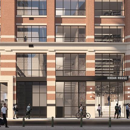 Green light for transformation of Grade II listed Kodak House for Barr Gazetas