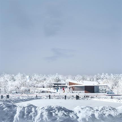 Design for the new Senezh Management Lab Campus Competition in Russia presented by CHYBIK + KRISTOF