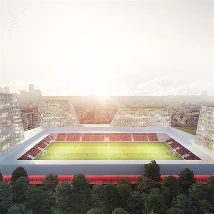 Football club Excelsior presents plan for stadium renovation to Rotterdam city council