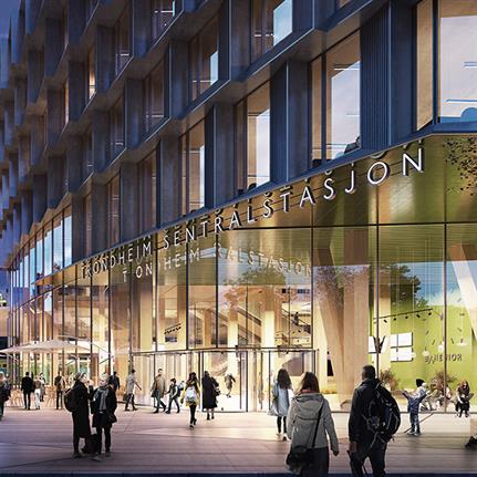 Third largest city in Norway constructing a new sustainable central station